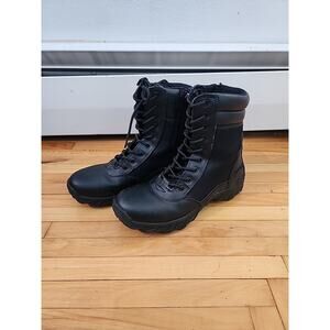 Magnum Black Tactical Uniform Combat Men's Boots Size Zip Lace 9M